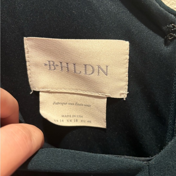 BHLDN Jones V-Neck Crepe Gown - Picture 6 of 6